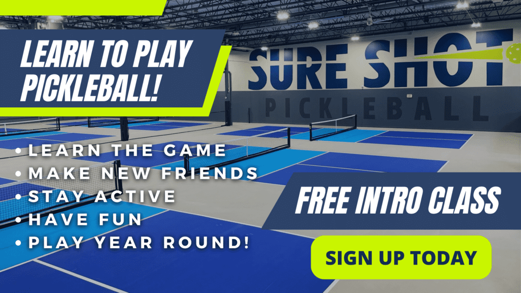 Free Indoor Pickleball Classes at Sure Shot Pickleball