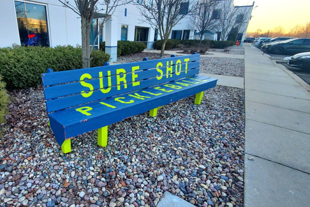 Sure Shot Pickleball Wait-List Bench