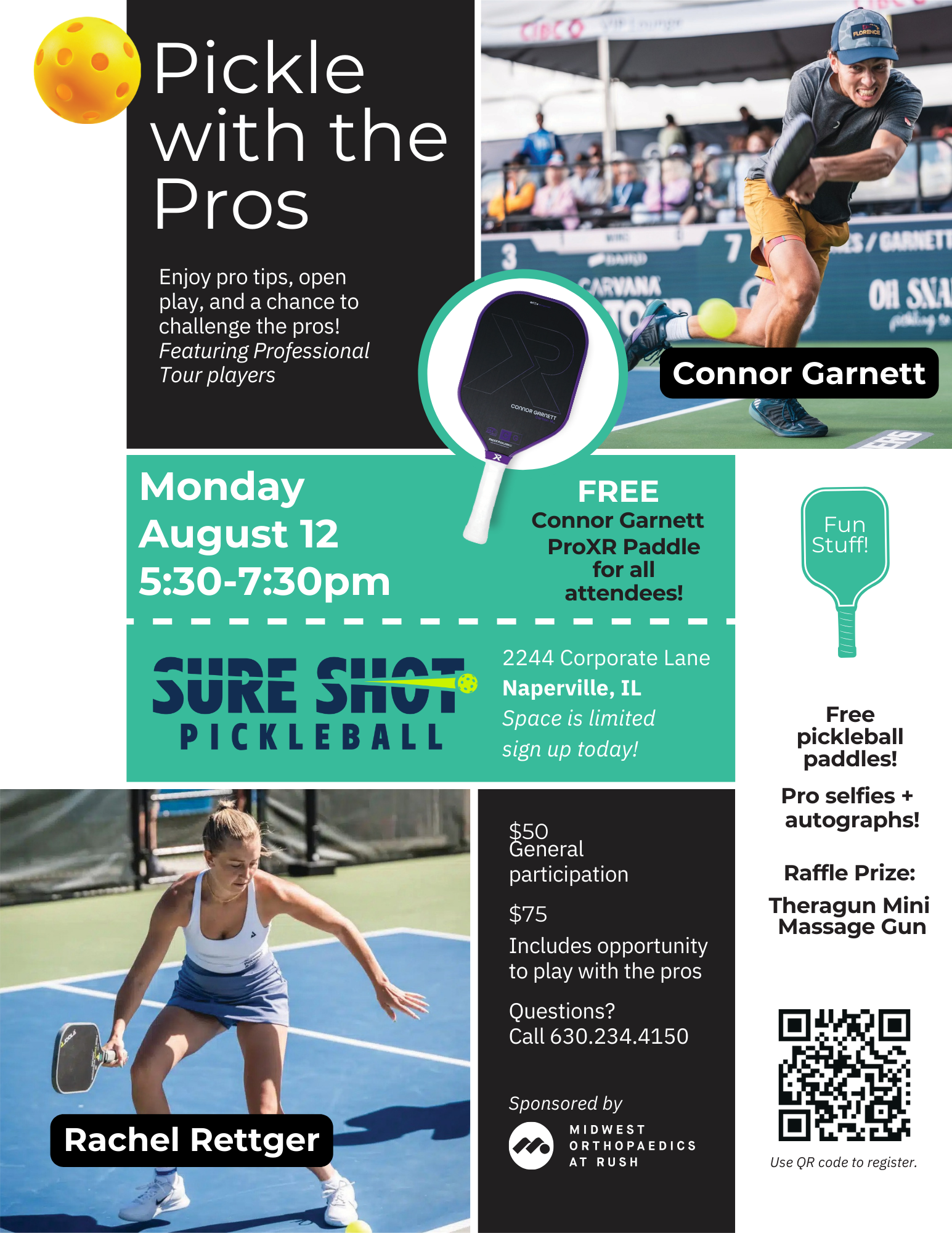 Pickle With the Pros Sure Shot Pickleball Naperville