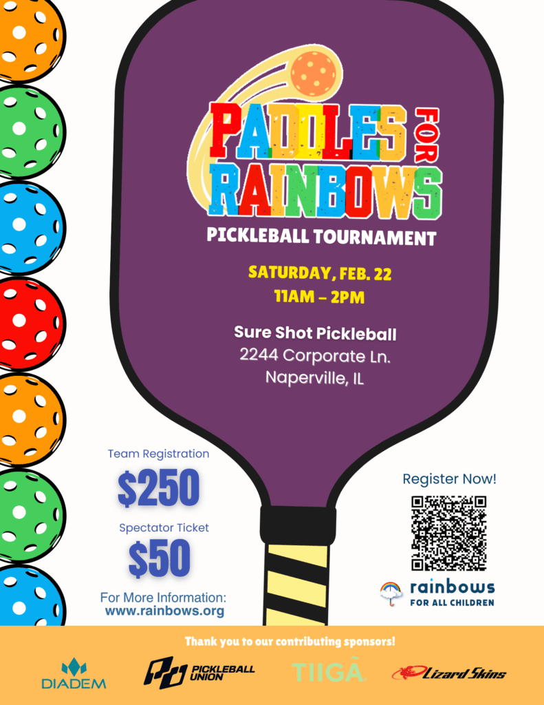 Paddles for Rainbows Pickleball at Sure Shot Pickleball in Naperville, IL