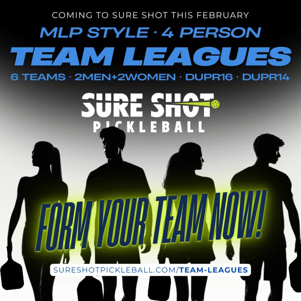 MLP Style Team Leagues at Sure Shot Pickleball Naperville IL