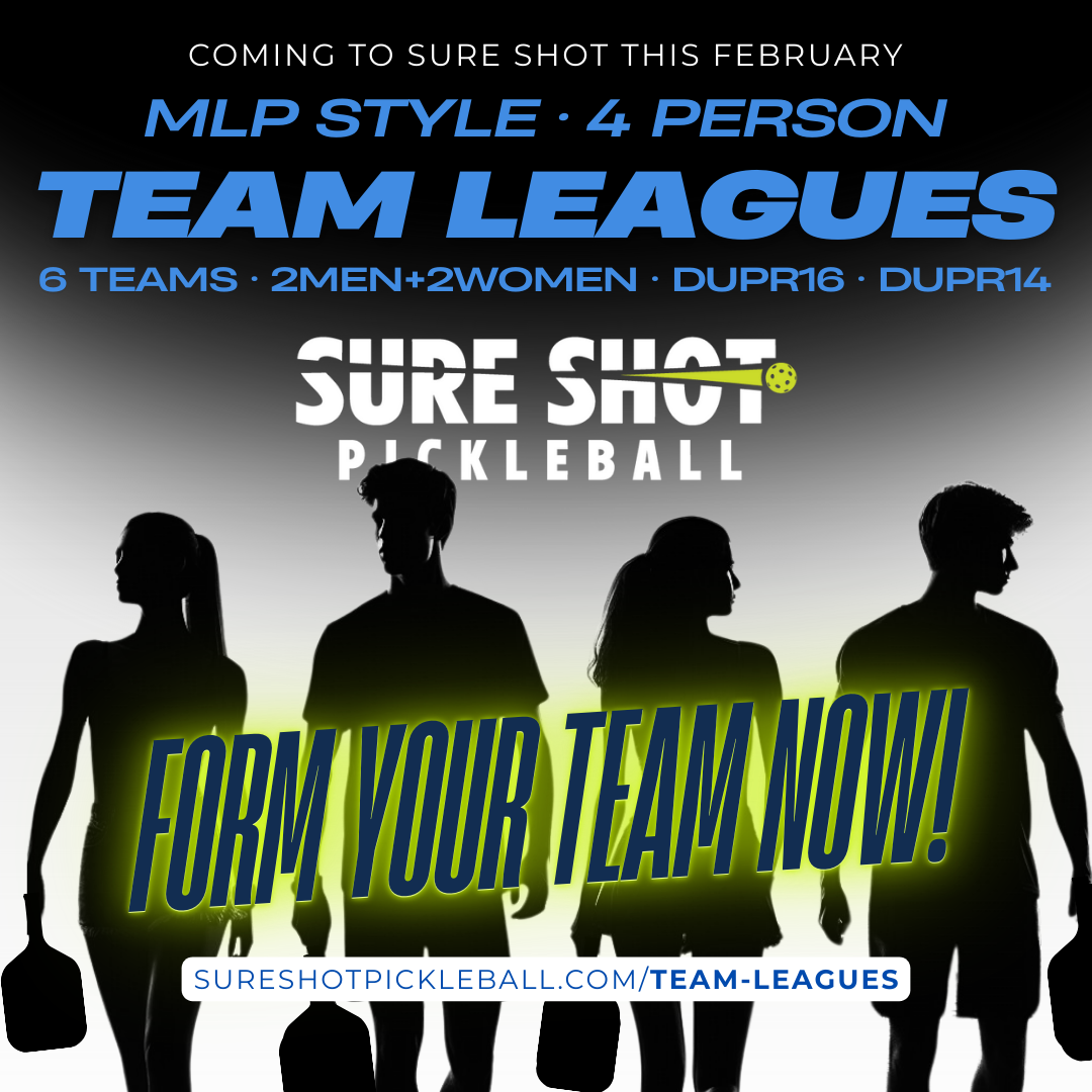 MLP Style Team Leagues at Sure Shot Pickleball Naperville IL