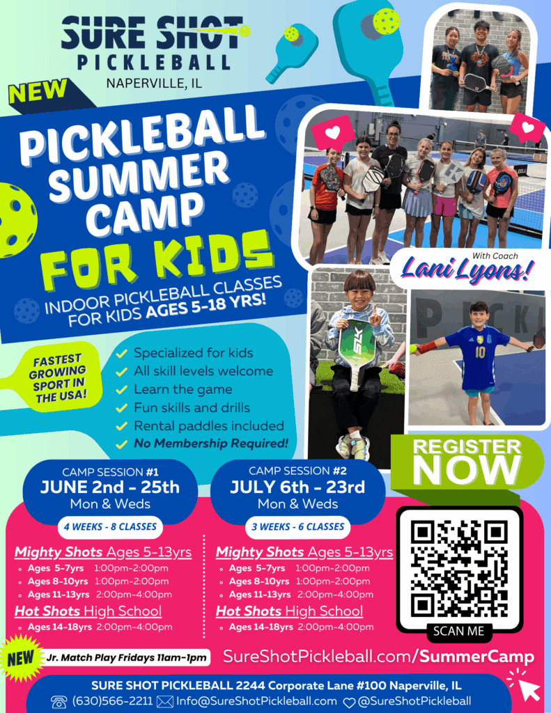 Sure Shot Pickleball Camp for Kids Naperville, IL