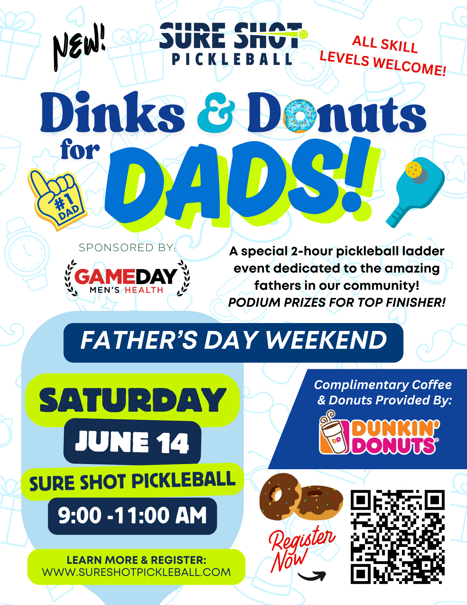 Dinks and Donuts for Dads Sure Shot Pickleball