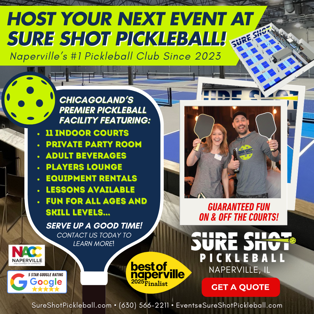 Sure Shot Pickleball Private Party and Corporate Events in Naperville Illinois