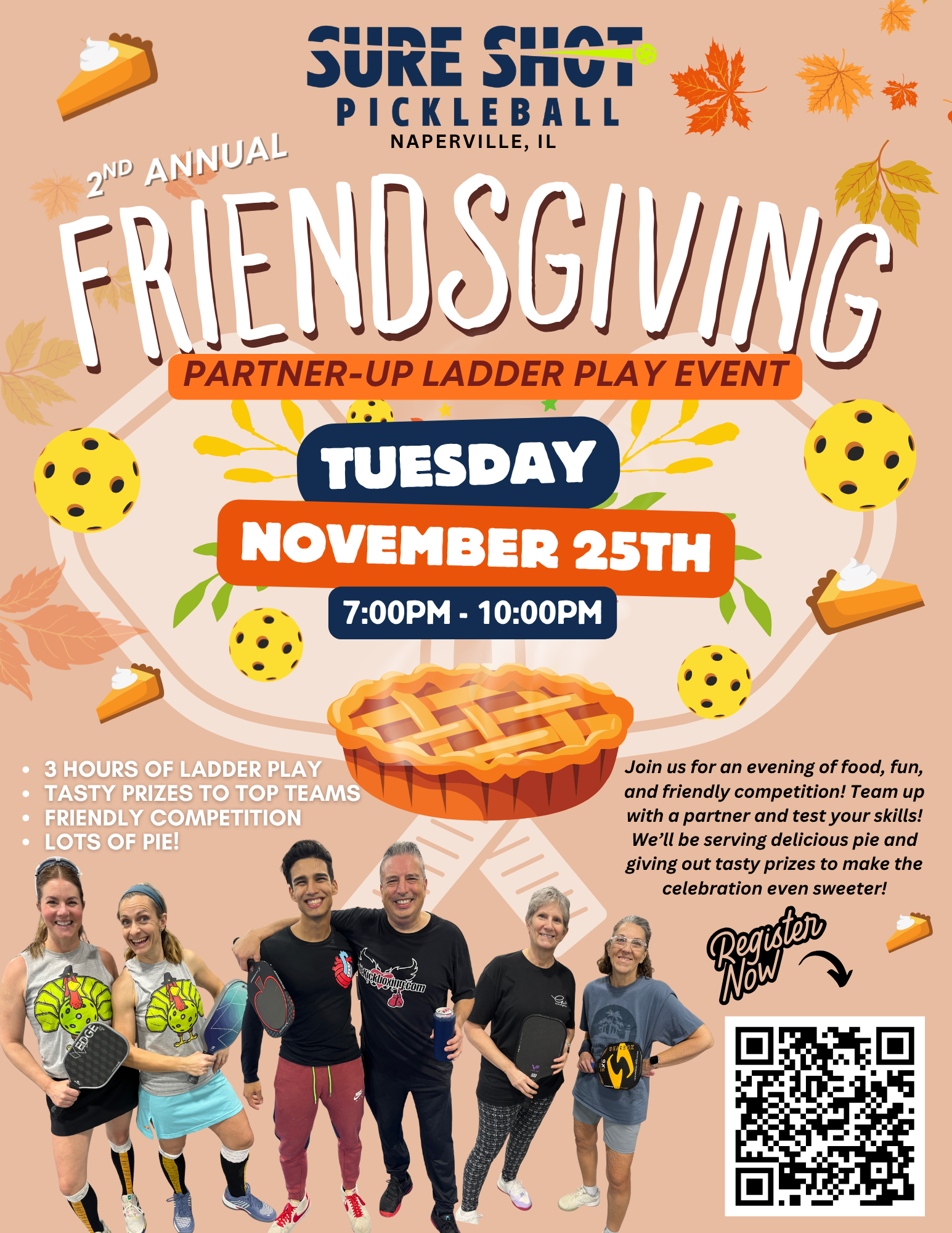 Friendsgiving Sure Shot Pickleball