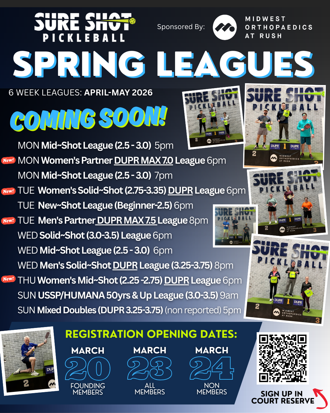 Spring Pickleball Leagues