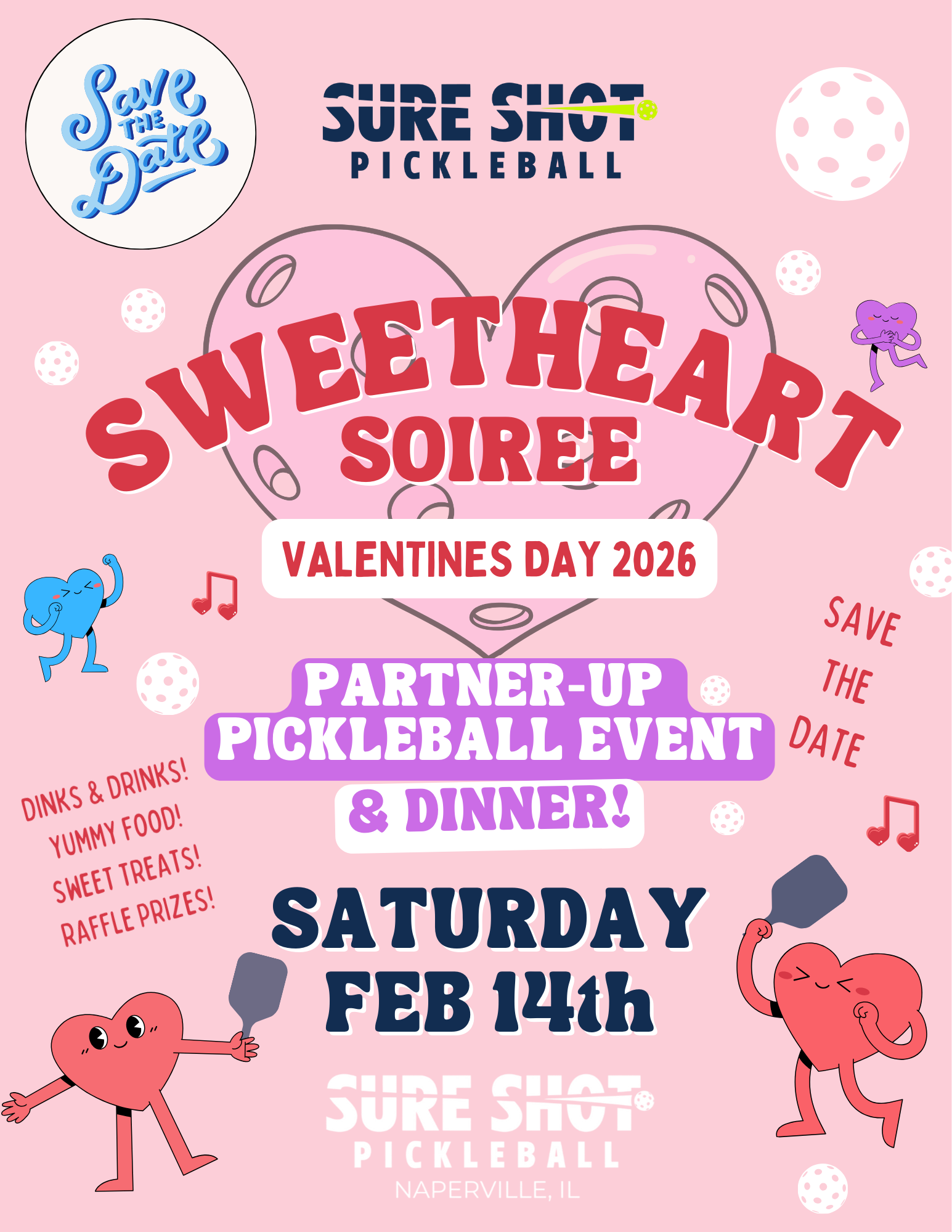 Sure Shot Pickleball Valentines Day 2026