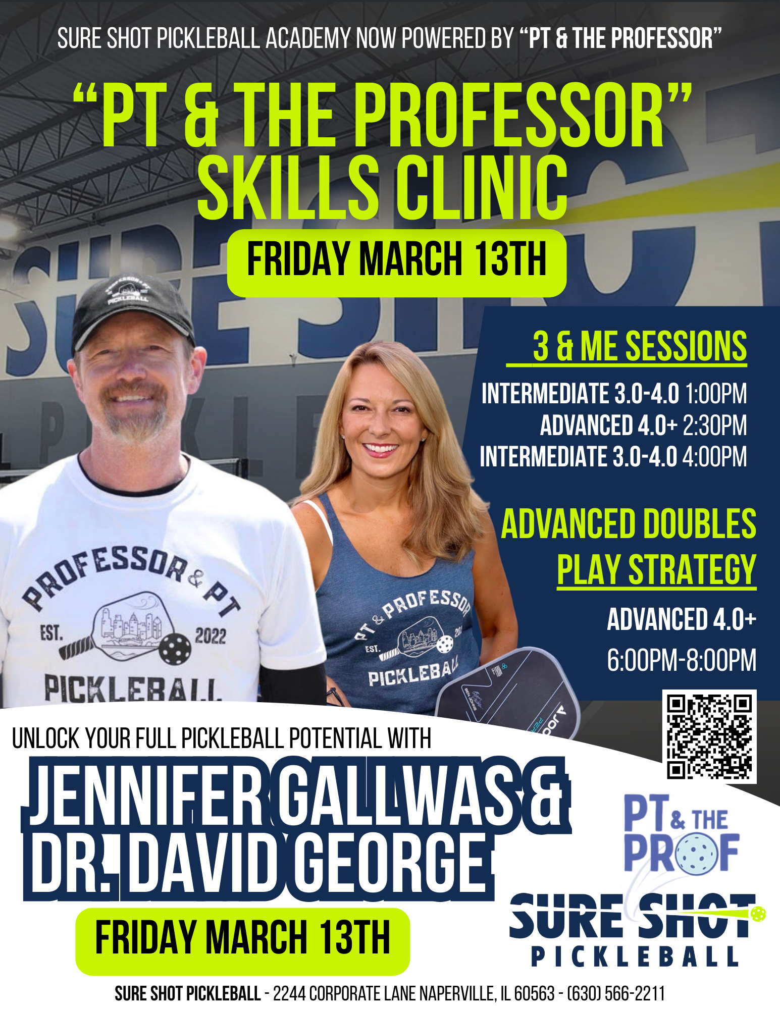 PT and the Professor Sure Shot Clinic