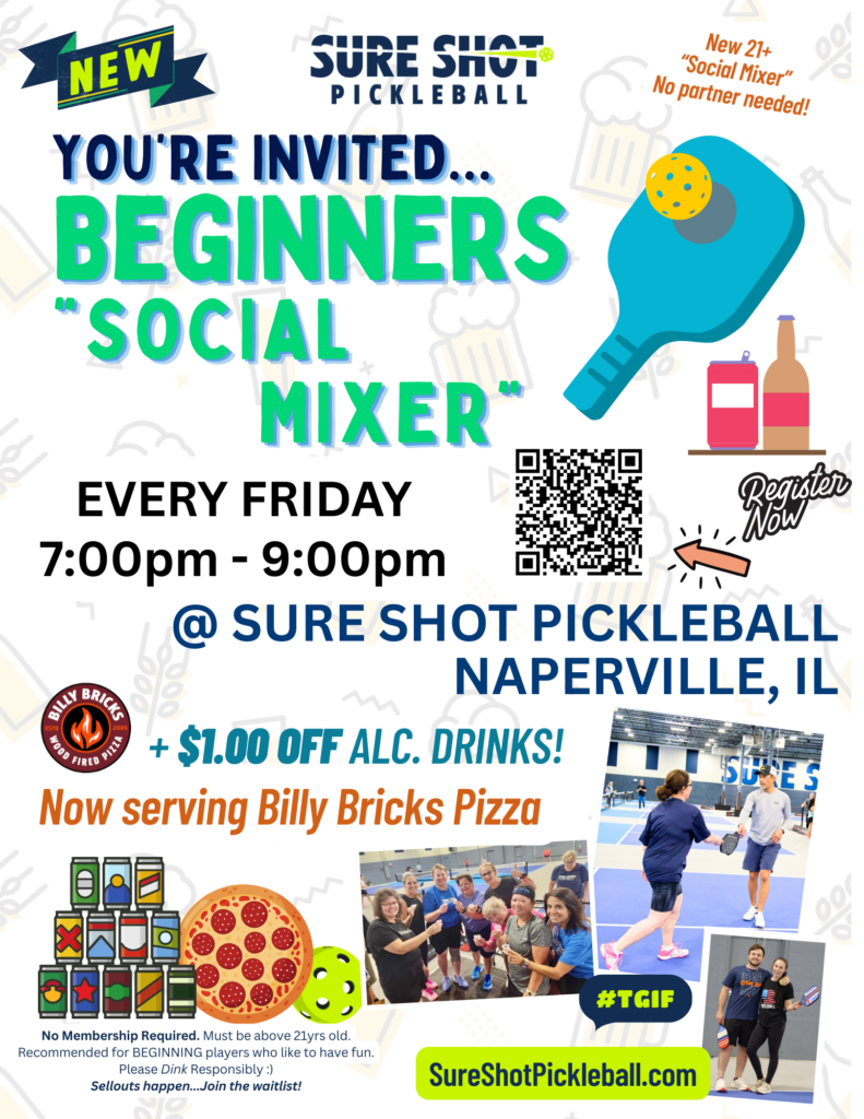 Beginners Social Mixer Sure Shot Pickleball