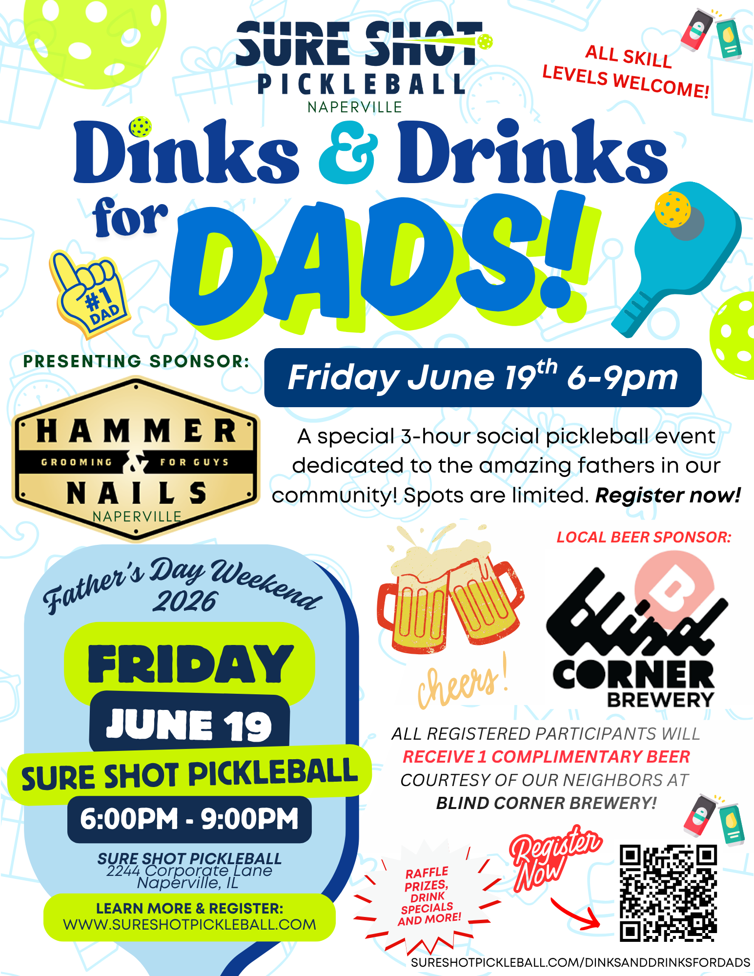 Dinks for Dads Sure Shot Pickleball