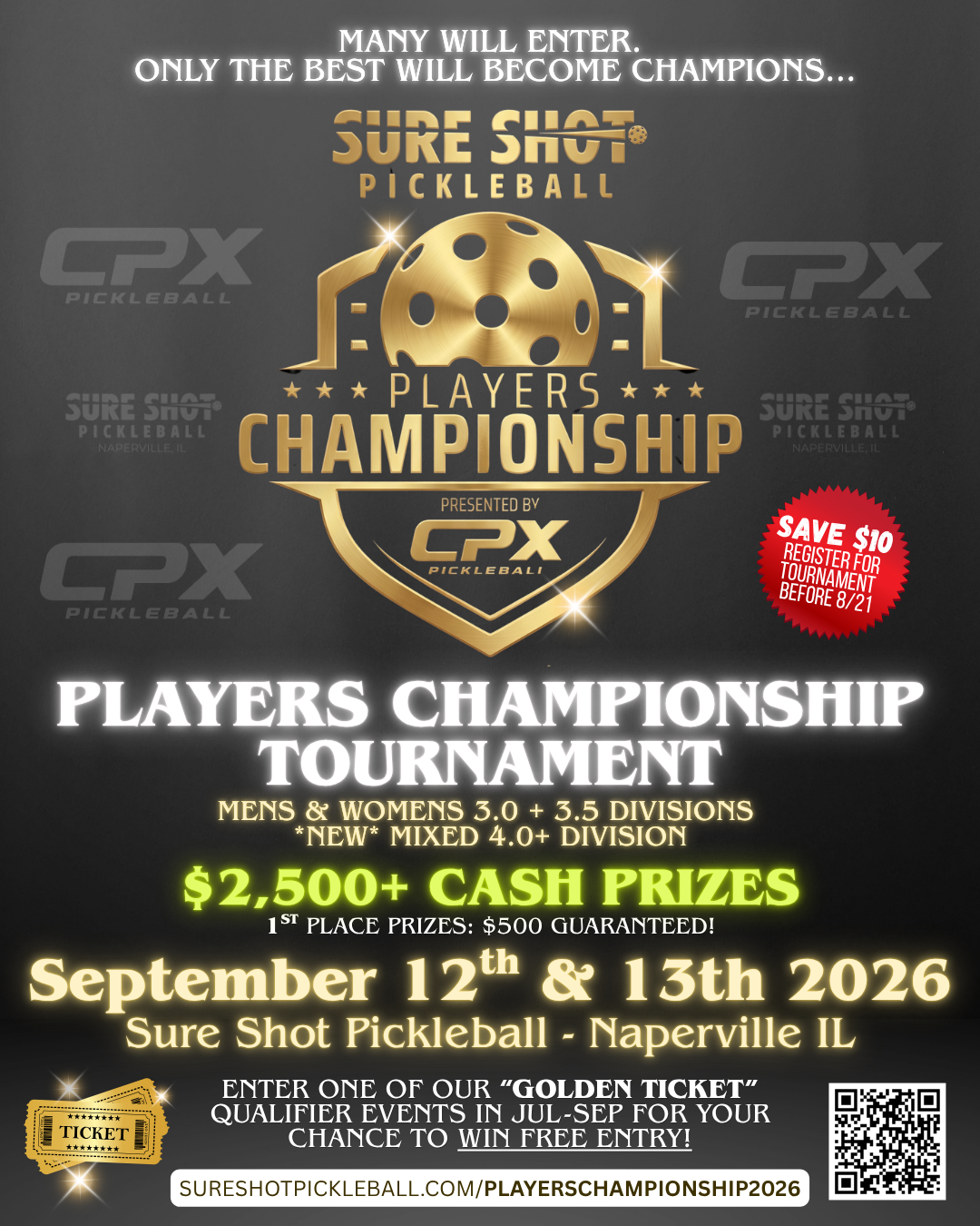 Sure Shot Players Championship Tournament 2026 Naperville Illinois