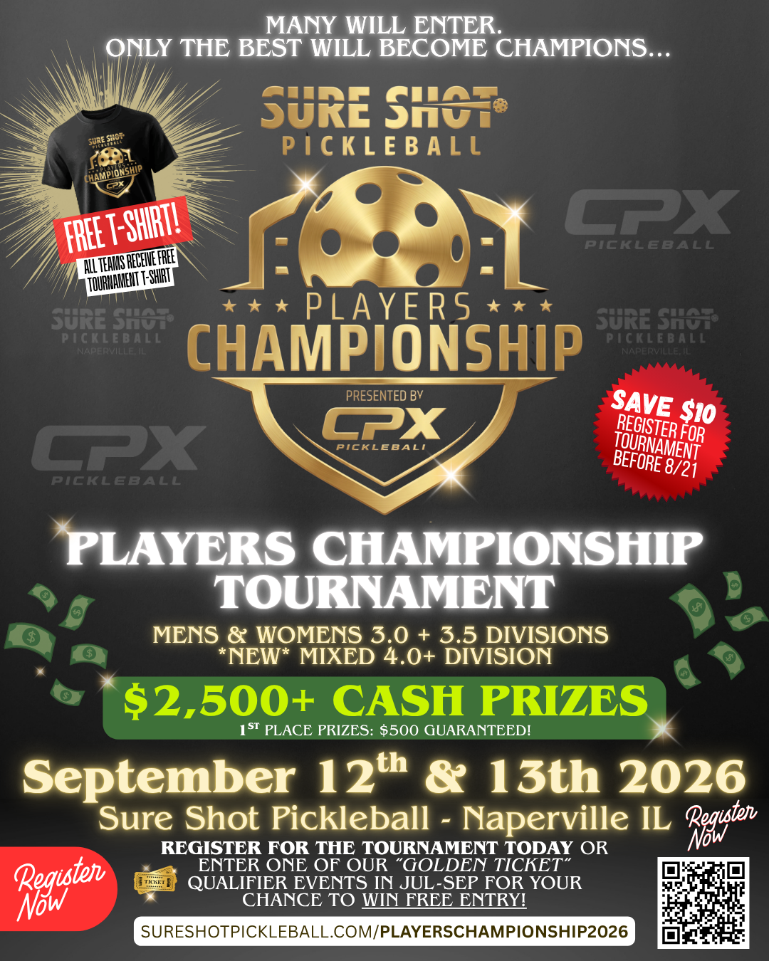 Sure Shot Players Championship 2026 Presented by CPX Pickleball